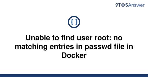 </strong> [root@centos7 ~]# cat<strong> Dockerfile</strong> # syntax=docker/dockerfile:1 #use centos image FROM. . Docker unable to find user no matching entries in passwd file